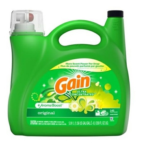Gain Detergente Líquido 200 oz/5914 ml - L a $23502