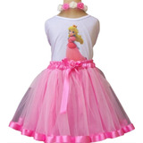 Disfraz Princesa Mario Bross Peach Tutu 