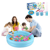 Juguete De Juego De Pesca Piscina Para Niños Pequeños 28pz