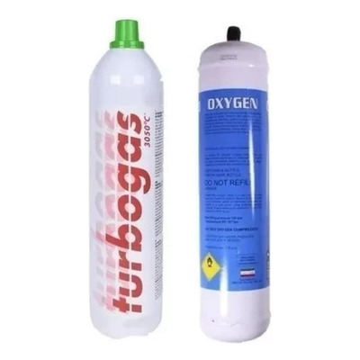 Refil Oxyturbo Turbo Set 90 Oxigênio + Refil 90 Acetileno