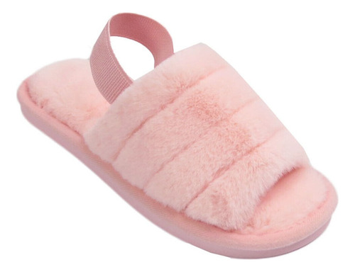 Pantufla Mujer Puff Fluffy Peludas