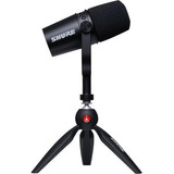 Micrófono Shure Mv7 Dinámico Negro Para Podcast Usb Y Xlr