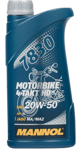 Aceite Mannol Moto 20w50 4t Motorbike Mineral 1lt Aleman