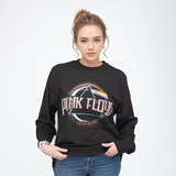 Poleron Mujer Pink Floyd Full Dark  Negro Pink Floyd