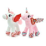 Peluche Unicornio Parado 25 Cm Con Alas Suave Phi Phi Ed