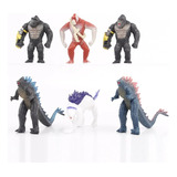 6 Peças De Boneco De Ação Godzilla Vs King Kong, Modelo Mons