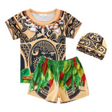 Moana Traje De Baño Maui Conjunto De Rashguard Natacion