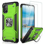 Funda Para Samsung Galaxy A51 4g (con Vidrio Templado) Verde