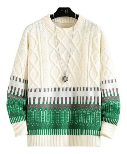 Knitting Sweater Fashion Japanese Ethnic Style Retro