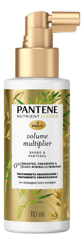 Pantene Tratamiento Capilar Bamboo Volume Multipler 110ml