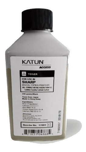 Recarga De Toner Katun Para Sharp Al-1000 2030 2040 2031