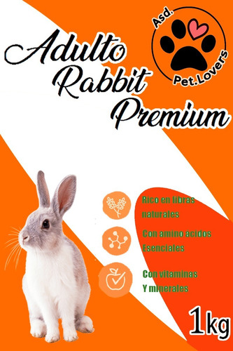 Pellet Adulto Rabbit Premium 1 Kilo