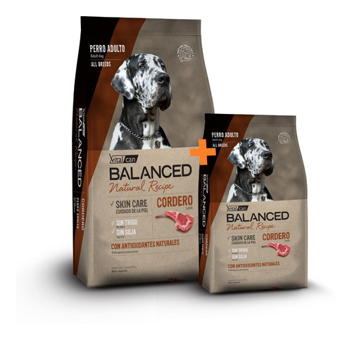 Vital Can Balanced Perro Sabor Cordero X 15 Kg + 3 Kg Gratis