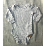 Body Carters Mangas Larga Gris Talle 6 Meses No Cheeky Mimo 