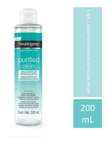 Limpiador Neutrogena Purified Skin Agua Micelar 7 En 1