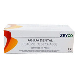 Aguja Dental Estéril Desechable Zeyco 30g (.30x 21mm) Corta