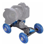 Slider Skate Dolly Estabilizador P Cámaras Nikon Canon Sony