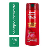 Shampoo Garnier Fructis Borrador De Daño Largo Perfecto 350ml