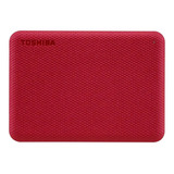 Disco Duro Externo Toshiba Canvio Advance Hdtca20x 2tb Rojo