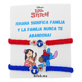 Pulseras De Lilo Y Stitch Con Imán