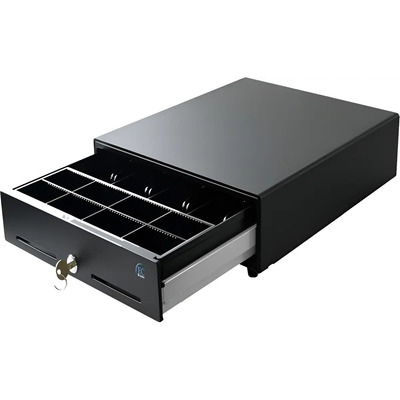 Cajón Dinero Metálico EC Line EC-G5100-II 4 Billetes 8 Monedas Negro | Envío gratis