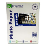 Papel Fotográfico Soft Satin Carta 100 Hojas,