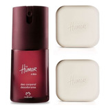 Deo Corporal Humor A Dois 100ml +  Sabonete Barra 90g Natura