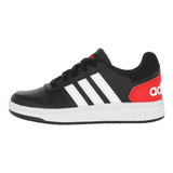 Zapatilla adidas Hoops 2.0 Niños Unisex Core Black/cloud/red