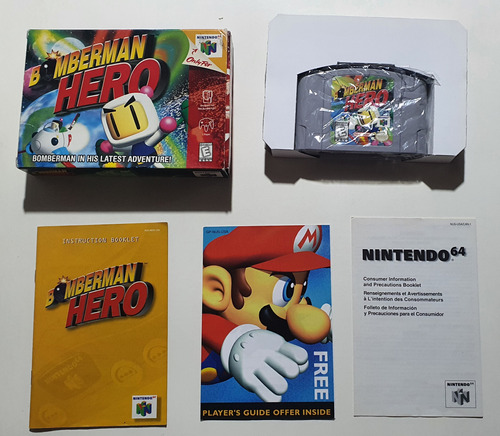 Bomberman Hero Nintendo 64 N64 Cib Muy Bueno!!