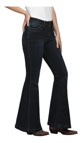 Pantalon Jeans Vaquero Pierna Acampanada Wrangler Mujer W04