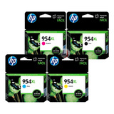 Pack 4 Tintas Hp 954xl Originales Alto Rendimiento