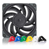 Ventilador  Nf-a12x25 Pwm 120mm, Negro.