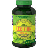 Lecitina- Sin Omg, 1200 Mg, 240 Cap Bienestar Cardiovascular