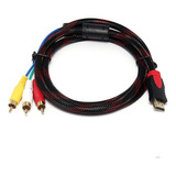 Cable Adaptador Hdmi A Rca Av Video 3 Rca - Envío Gratis