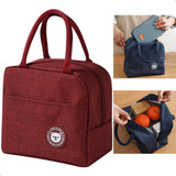 Bolsa Térmica Marmita Lancheira Trabalho Escola Lorben Cor Vermelho