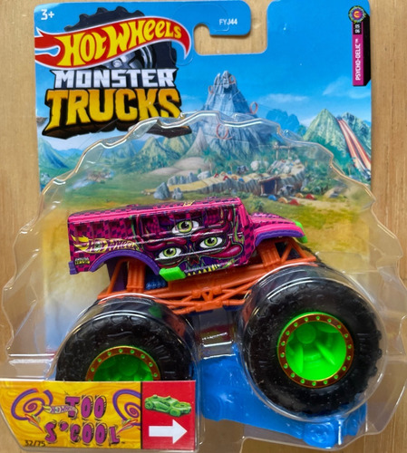 Hot Wheels Monster Trucks Too Scool Camion Monstruo