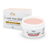 Gel Led Uv Alongamento De Unhas Classic Pink Hard 24g, Vòlia