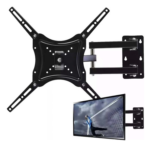 Soporte Tv Pared Brazo Móvil Extendible 14 A 55 Pulgadas