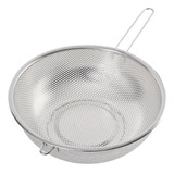 Colador Escurridor De Cocina Acero Inoxidable Con Mango 31cm