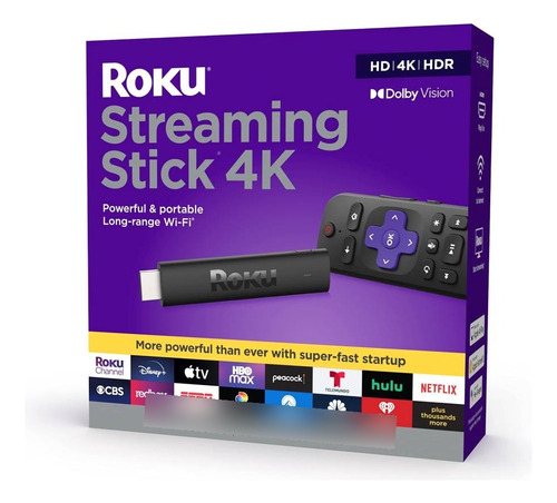 Roku Streaming Stick 4k Con Control Remoto De Voz