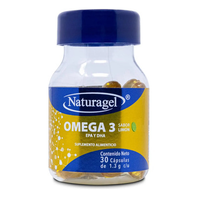 Omega 3 Epa 180\u002F Dha 120 C\u002F30 Cápsulas Blandas Naturagel Sabor Caps | MercadoLibre