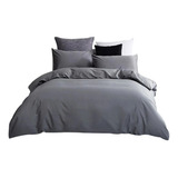 Duvet Bicolor Gris Oscuro D My Home Store