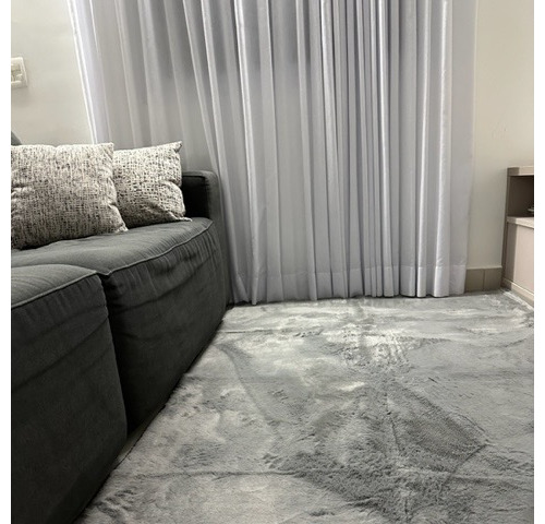 Tapete Para Sala Coelho 200x150 Veludo Luxuoso Aveludado