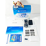 Caja + Accesorios Para La Consola Psvita Slim White.