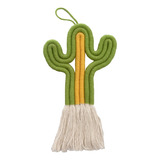 Decoração De Quarto Ornament Cactus, Tecido Com Borlas, Pend