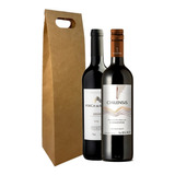 20 Caixas Flexível Para Garrafa De Vinho Presente 9x9x36,5cm