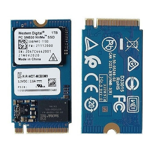 Unidad De Estado Sólido Ssd Wd Sn530 De 1tb M.2 Nvme