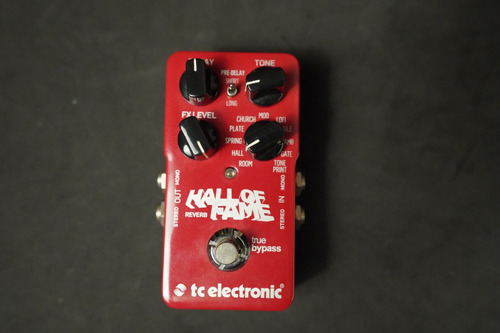 Pedal Tc Electronic Hall Of Fame Reverb - Perfeito Com Caixa