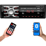 Som Automotivo Entrada Led Vermelho Usb Sd Aux Rca Tf Mp3