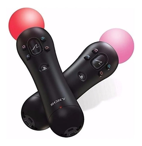 Kit Controle 2 Controles Playstation Move Ps4 Ps3 Ps Vr